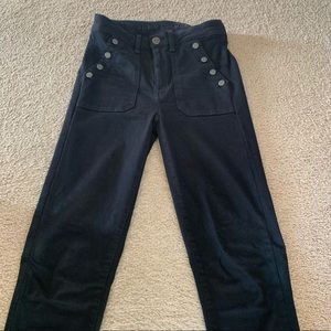 American Eagle black high rise skinny jeans!